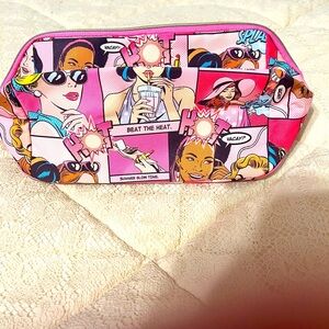 Estes Lauder makeup bag, comic strip